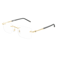 Montatura vista Montblanc Uomo MB0444O004-GOLD-GOLD-TRANSPARENT54